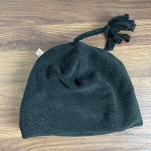 Screamer Tassel Black Micro Fleece Knit Cap Snow Ski Beanie OSFM Fish